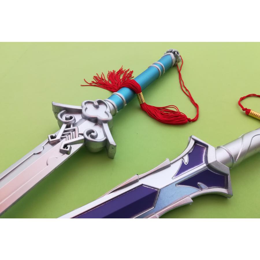 剣 刀 2点セット 80cm コスプレ 魔道祖? 道具 武器 樹脂製 まどうそし