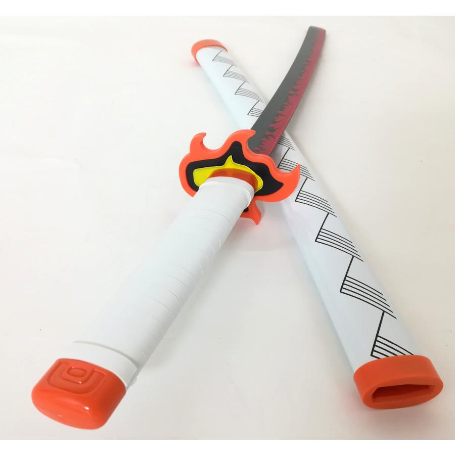 武具　刀装具　日本刀　模造刀　居合刀  煉獄の刃 Amazon.co.jp: ASINKING 鬼滅の刃 煉獄杏寿郎 刀 金属製 合金 付属品