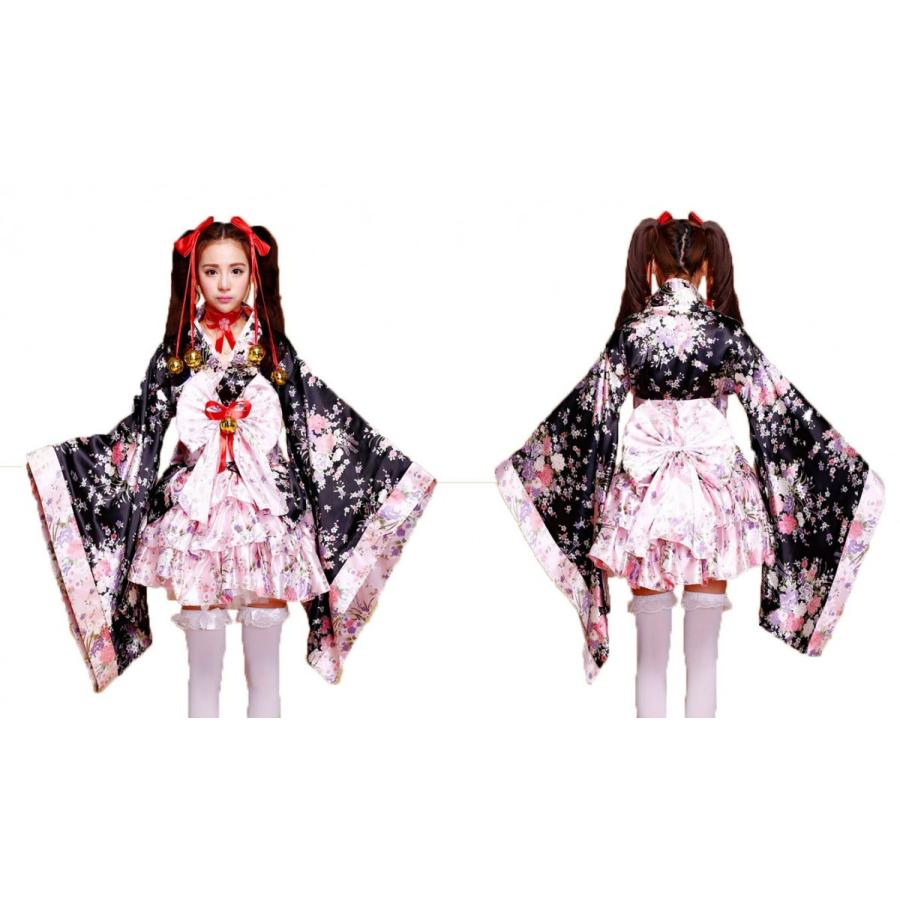 和風 浴衣 ゆかた ミニスカート コスチューム セット メイド服 花魁ドレス 和服 コスプレ ハロウィン Yukatacos Kiumi Paradise 通販 Yahoo ショッピング