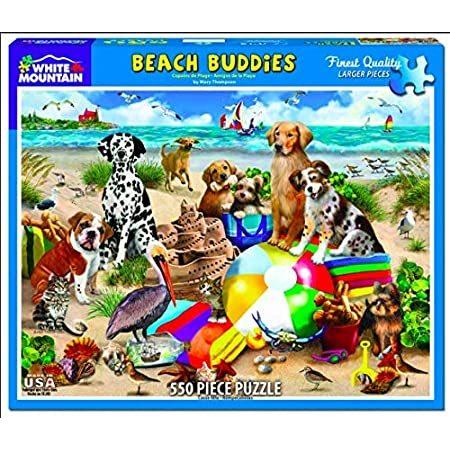 日本限定 Mountain White Puzzles Puzzle Jigsaw Piece 500 Buddies, Beach ジグソーパズル