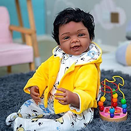 安い購入 本場アメリカから直輸入 Zero 男の子 リボーンドール バイラシャル人形 服セット 新生児 アフリカ系アメリカ人 リボーンベビードール 男の子 ブラック 22インチ Pam 財布 帽子 ファッション小物 Affaires Sociales Gouv Cg
