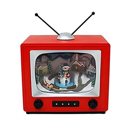 即日発送 電池式 音楽クリスマスソング Ledライト付き アニメ電車 赤いレトロヴィンテージミュージックtvボックス クリスマス装飾 含まれません 高さ オブジェ 置き物 Www Cromg Org Br