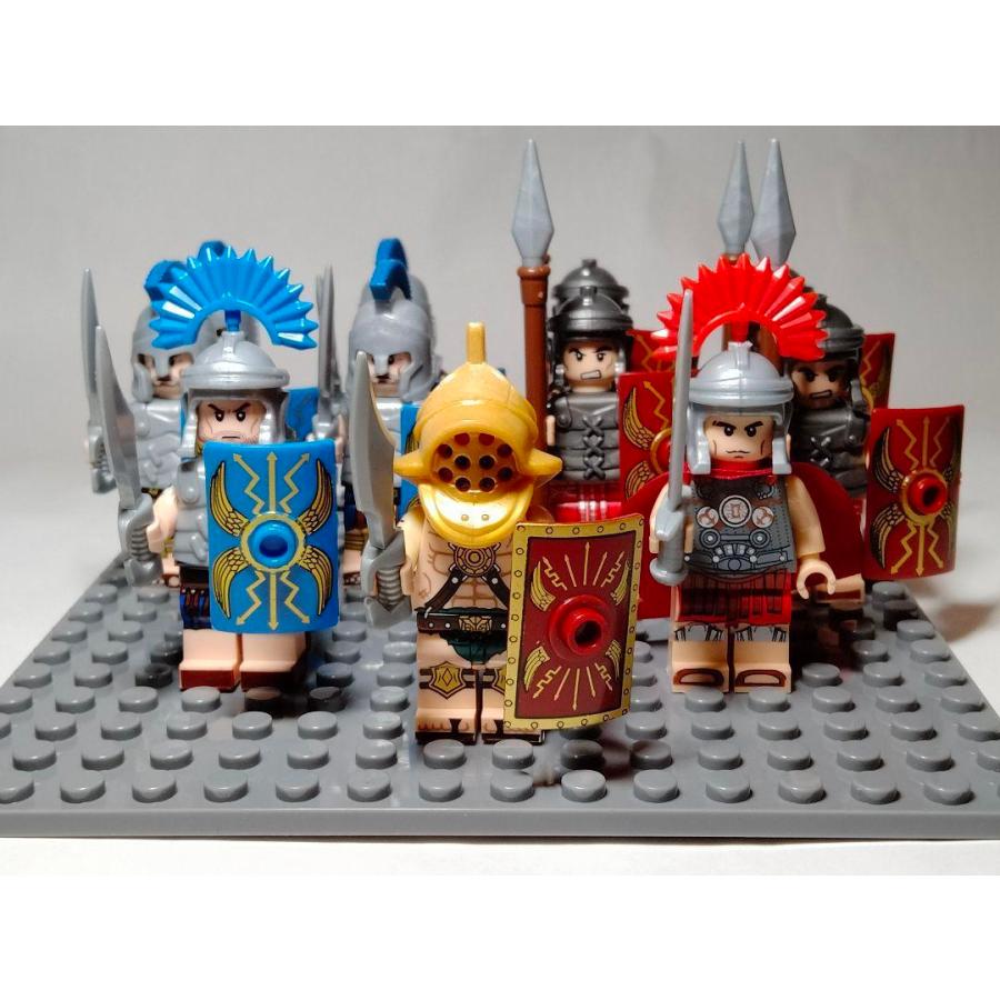 ローマ軍×11 剣闘士 グラディエーター ローマ ブロック互換 LEGO 