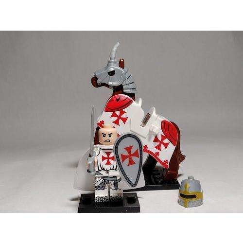 十字軍 騎士団 騎士 馬 計8体入り カッコイイ装備付き レゴ互換 LEGO 