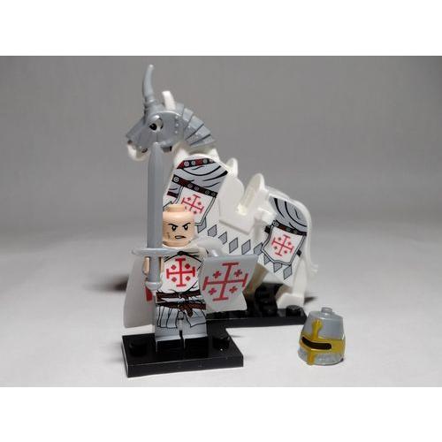 十字軍 騎士団 騎士 馬 計8体入り カッコイイ装備付き レゴ互換 LEGO 