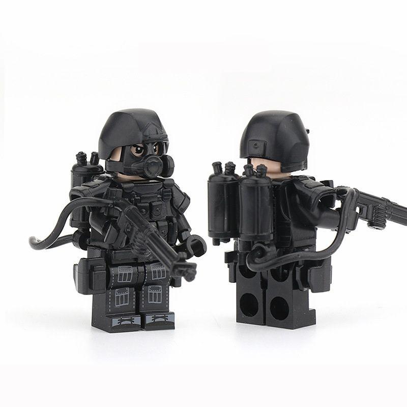 4体セット 超重厚 高品質 重装備 特殊部隊 SWAT 銃器 武器 レゴ lego 知育玩具 レゴ互換｜kiuti｜06