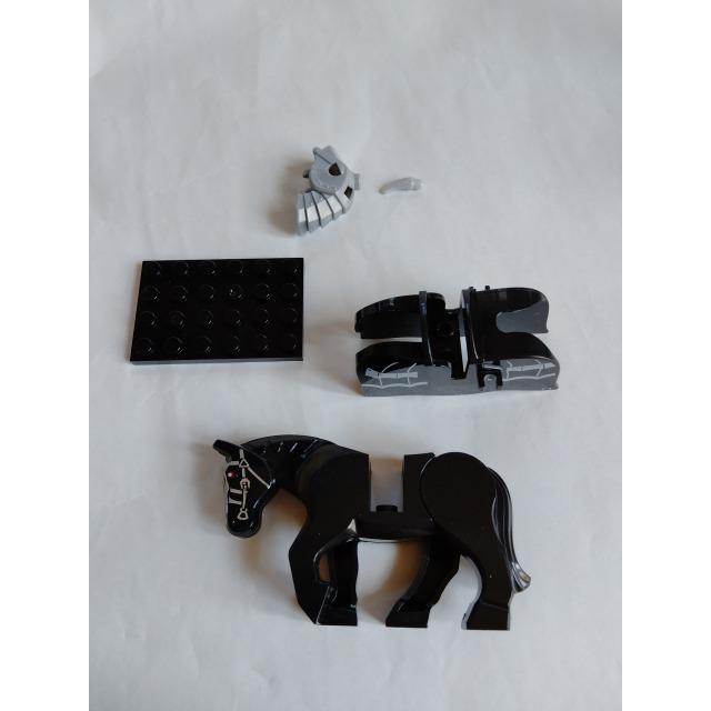 馬セット ブラック 黒馬が8個入り！ カッコイイ装備付き レゴ互換 LEGO プレゼント ブロック互換 送料無料 |  | 03