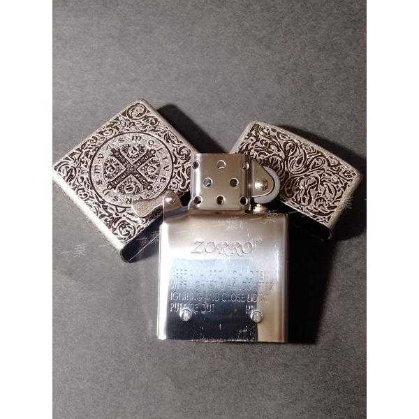 コンスタンティン 古銀調 アンティークシルバー 全面彫刻 オイル