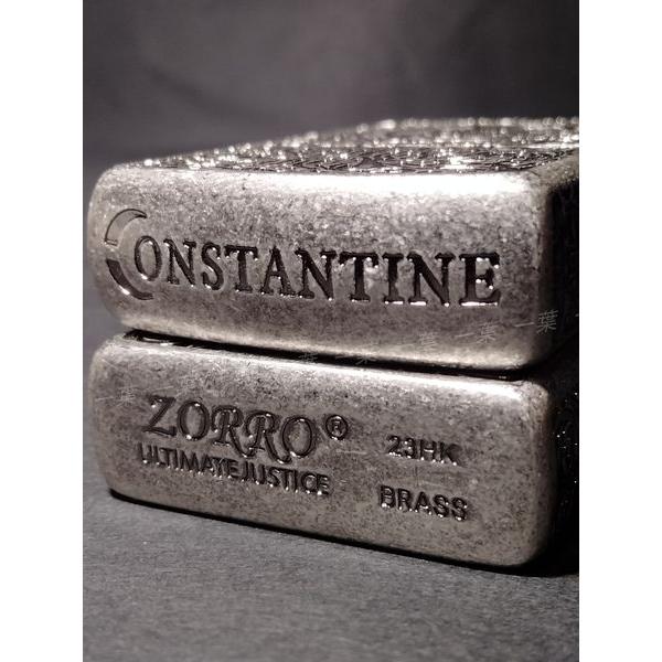 コンスタンティン 古銀調 アンティークシルバー 全面彫刻 オイル