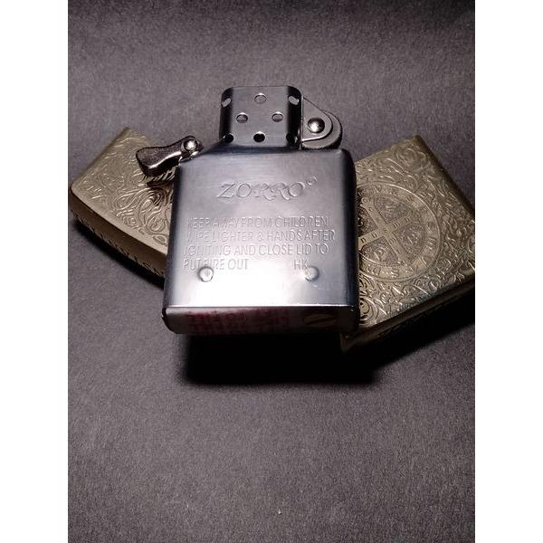 コンスタンティン オイルライター 全面彫刻 ZORRO ゴールド ZIPPO同