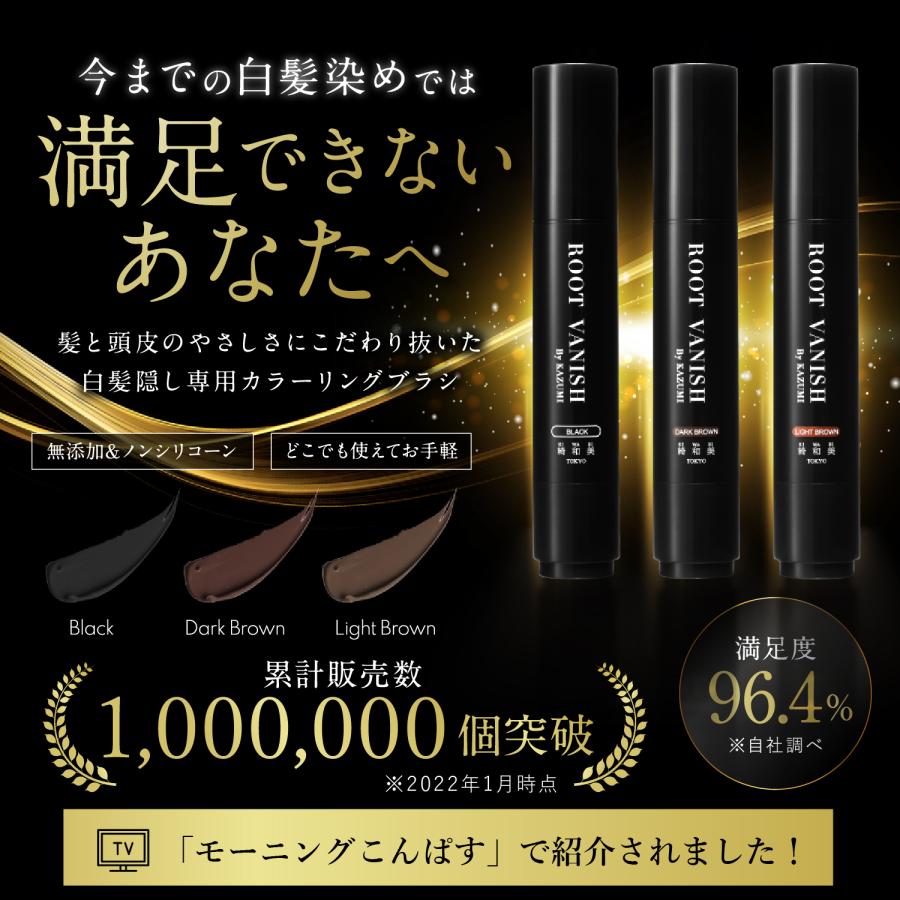 綺和美 白髪隠し 生え際 部分染め スティック 白髪染め 白髪