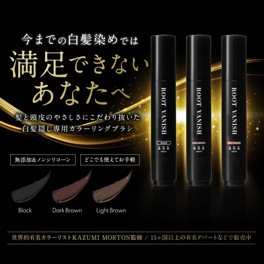 綺和美 白髪隠し 生え際 部分染め スティック 白髪染め 簡単