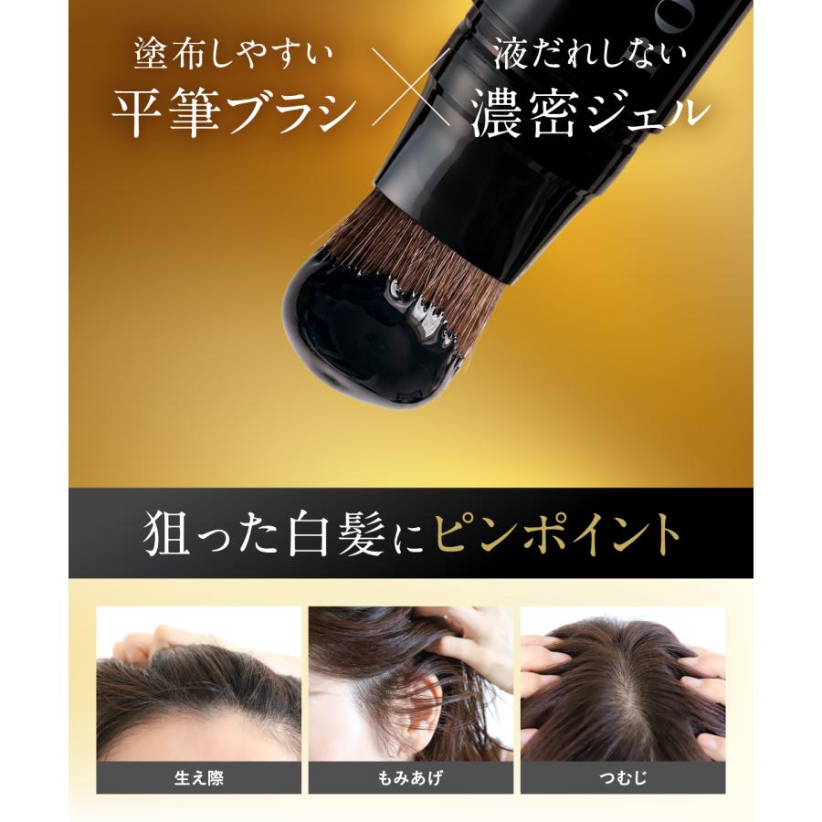 母の日ギフト 10%OFF】白髪隠し 生え際 部分染め 綺和美 スティック