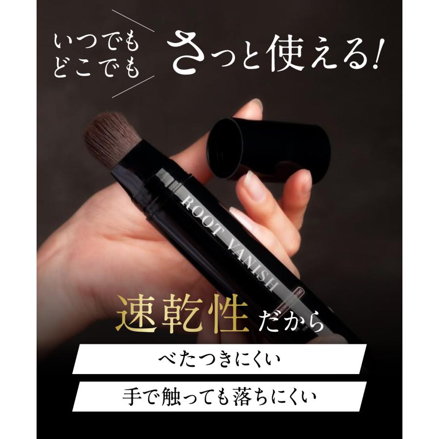 白髪隠し 3本セット 生え際 部分染め 綺和美 部分 白髪染め 白髪かくし