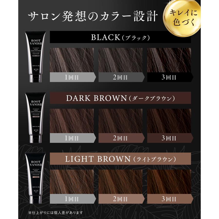 白髪染め 2本セット カラートリートメント 部分染め 綺和美 ヘア