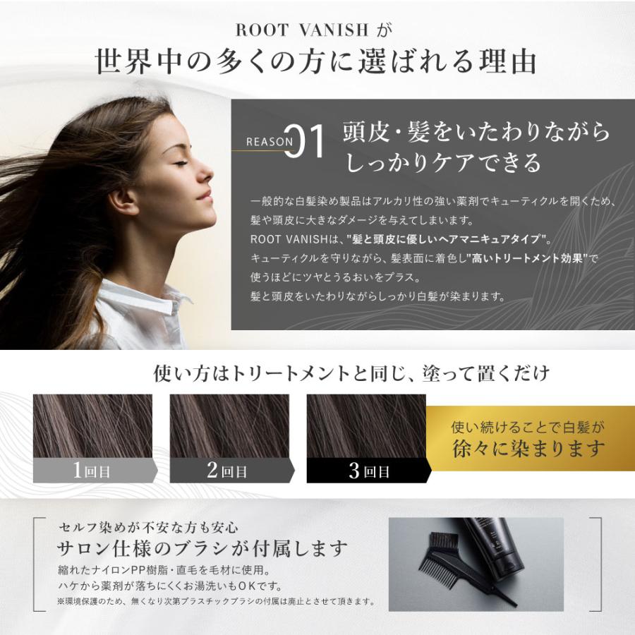 綺和美 白髪染め カラートリートメント 部分染め ヘアマニキュア 白髪 白髪染 簡単 手軽 ヘアカラー メンズ Kiwabi Root Vanish 送料無料 Rv002 Db M 綺和美 Yahoo 店 通販 Yahoo ショッピング