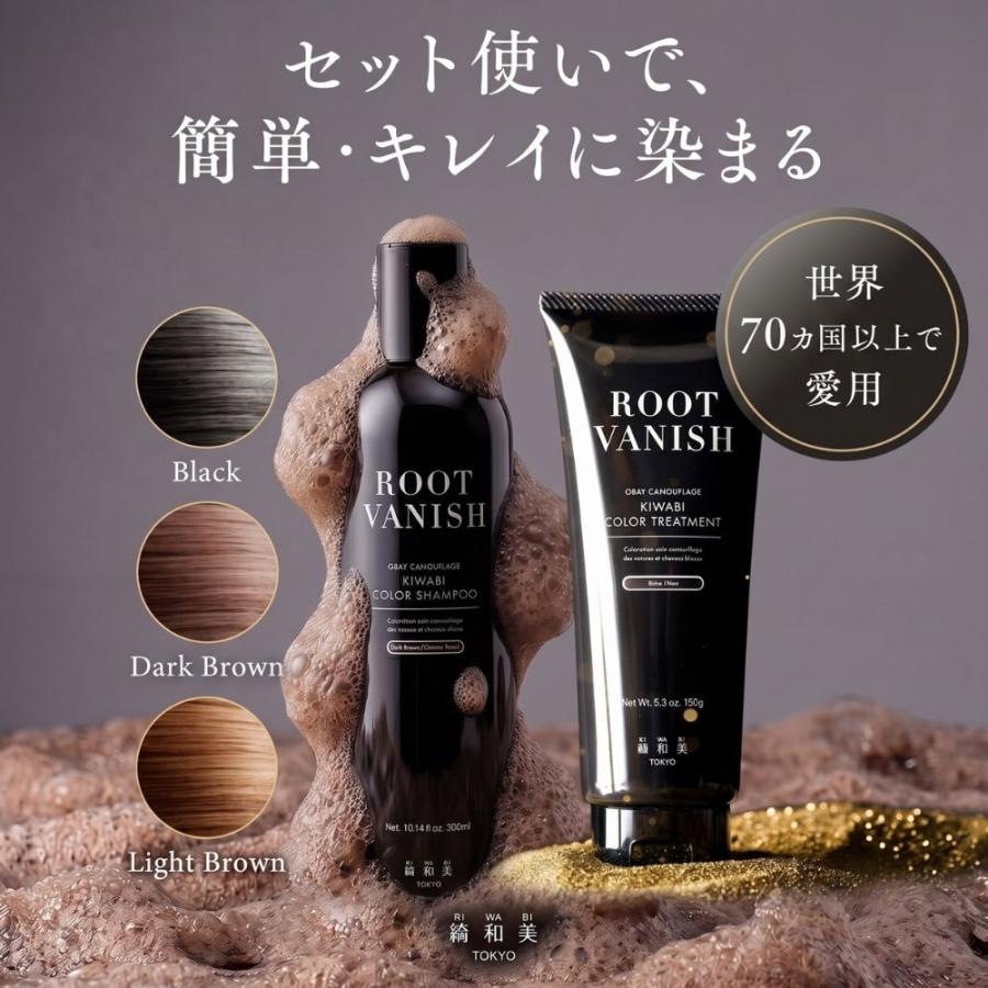 白髪染めベーシックケアセット】白髪染め カラートリートメント