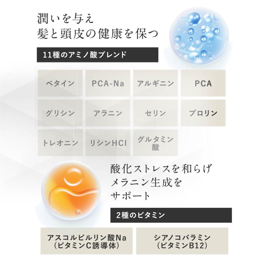 【母の日ギフト 10%OFF】白髪ケアセラム 白髪ケア エイジングケア 植物エキス ポリフェノール 亜鉛 ビタミン 頭皮用美容液_10