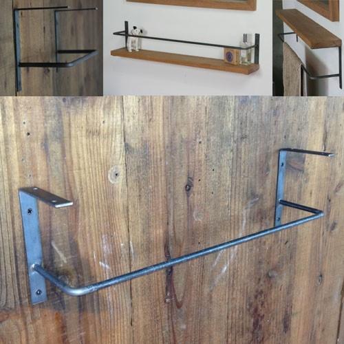 棚受け アイアン 棚受け金具 おしゃれ L字型 アイアンバー バー付 ２waytype ｍサイズ 棚受け金物 ブラケット 棚 Diy 壁付け Br12 木枠屋 通販 Yahoo ショッピング