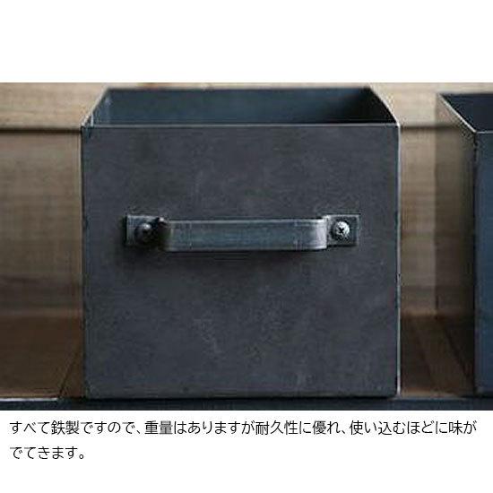 取っ手付き 収納ボックス 箱 収納 おしゃれ アンティーク アイアン 黒 ブラック インダストリアル 鉄箱ｓサイズ取っ手付き Ibx 01 木枠屋 通販 Yahoo ショッピング