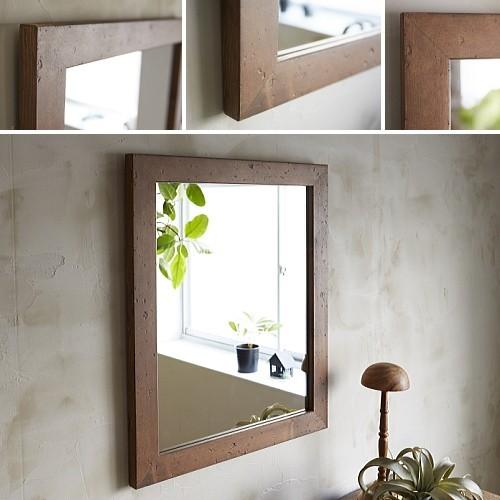 洗面台 鏡 木枠 交換 diy 洗面鏡 /パイン ブラウン 500×600mm 洗面台 鏡 木枠 交換 diy 洗面鏡 /パイン ブラウン 500×600mm