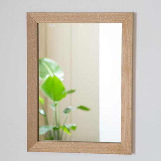 洗面台 鏡 木枠 交換 Diy 洗面鏡 タモ 400 300 木枠幅30mm 姿見 壁掛け 全身鏡 おしゃれ 木製 ウォールミラー Mr 52 木枠屋 通販 Yahoo ショッピング