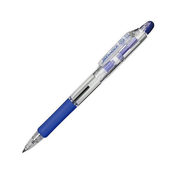 激安特価  ジムノック 油性ボールペン ゼブラ 0.5mm 〔×10セット〕〔送料無料〕 1セット(10本) KRBS-100-BL 青 万年筆