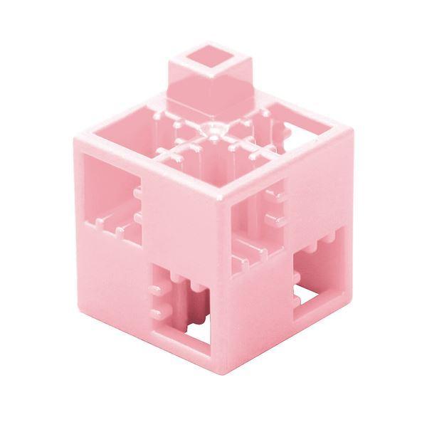数量は多い  （まとめ）Artecブロック 薄ピンク〔×3セット〕 100P 基本四角 ブロック
