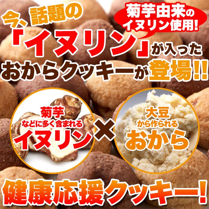 【10％OFFクーポン】 おからクッキー クッキー ソフト 訳あり ダイエット 食品 置き換え スイーツ プチ ギフト お菓子 焼き菓子 満腹感 軽食 人気 2種 500g｜kiwami-honpo｜02