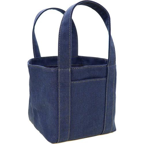 小倉織 紺霜降 トートバッグ 箱型 : 刃物の木屋ヤフー店 - 通販