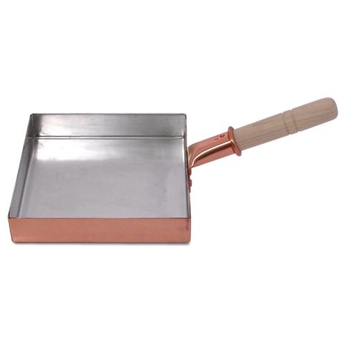 日本橋㈱木屋 銅製の卵焼き 玉子焼き器 錫メッキ 15✕15cm東型(味049） 味049 日本橋木屋 銅製 玉子焼鍋 角型 : 刃物の木屋ヤフー店 - 通販