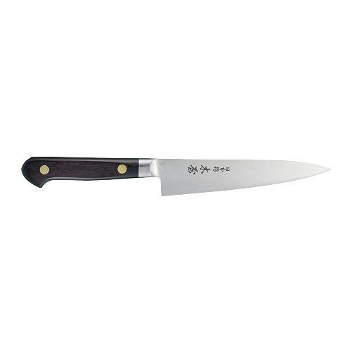 包丁 日本橋 木屋 No.6 ペティナイフ 130mm (鍔付・炭素鋼・黒 包丁 日本橋 木屋 No.6 ペティナイフ 130mm (鍔付・炭素鋼・黒