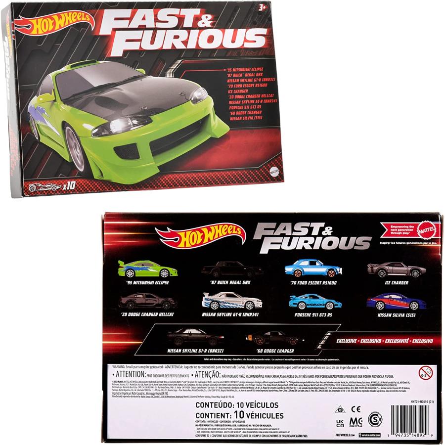 MATTEL（マテル） ホットウィール(Hot Wheels) 10カーパック ワイルド