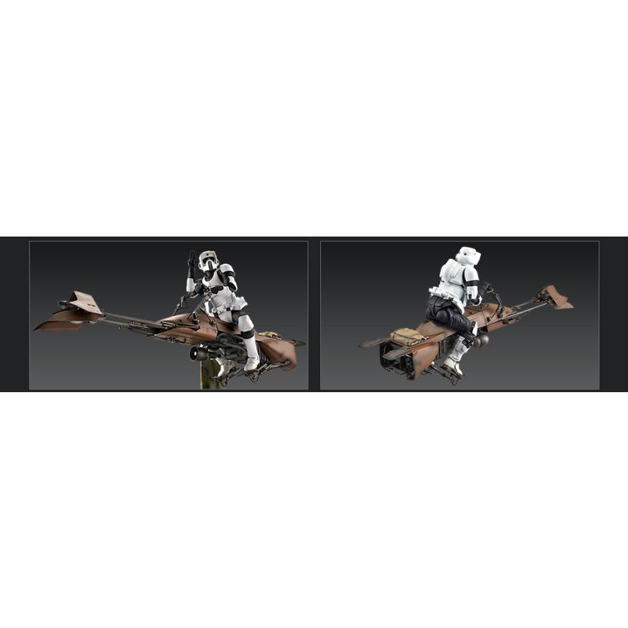 スター・ウォーズ スカウト・トルーパー &amp; スピーダー・バイク 1/12スケール プラモデル qqffhab Amazon | スター・ウォーズ スカウト・トルーパー & スピーダー