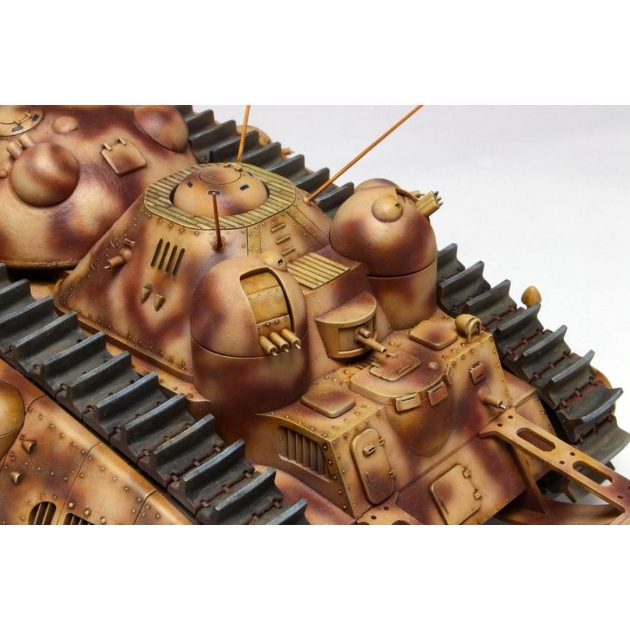 1/72スケールプラモデル 夢の多砲塔戦車 悪役1号 短砲身 : キヤホビー