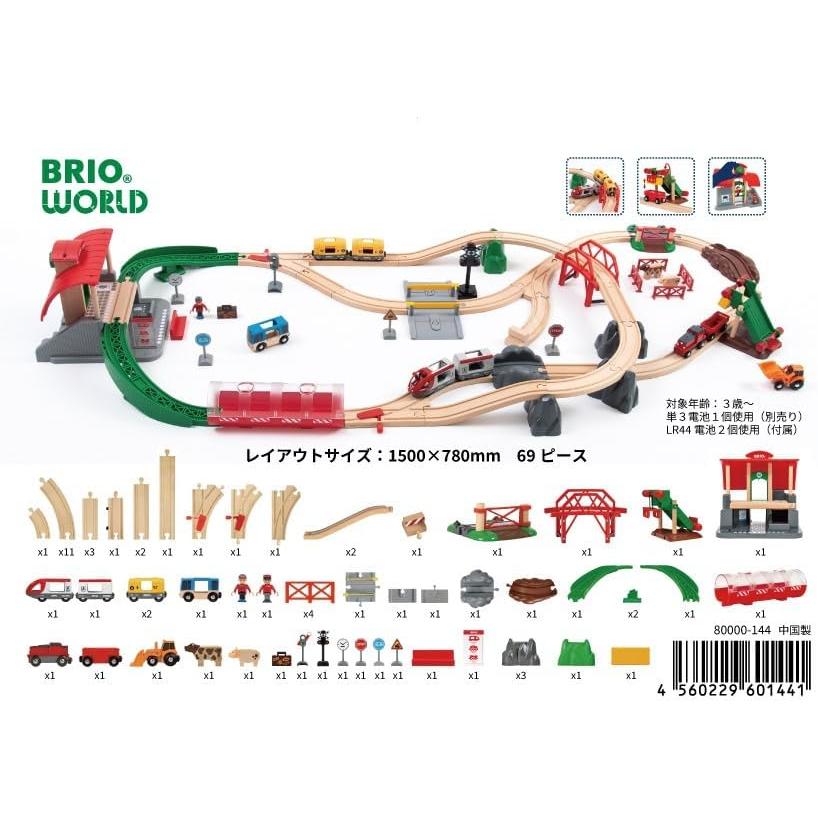 BRIO（ブリオ） 2025年クリスマス限定レールセット80000-144 [全69