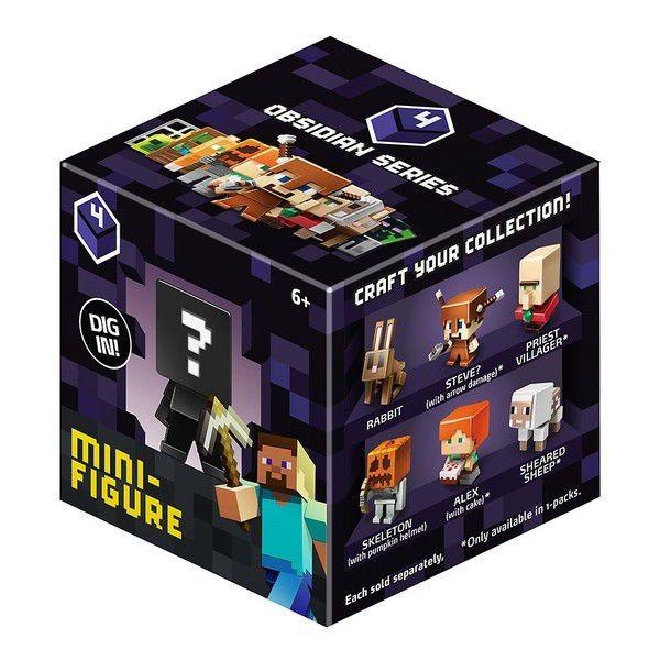 日本製 マインクラフト ミニフィギュア ミステリーパック 黒曜石シリーズ 36個入りbox 交換無料 Www Doctor Plan Com