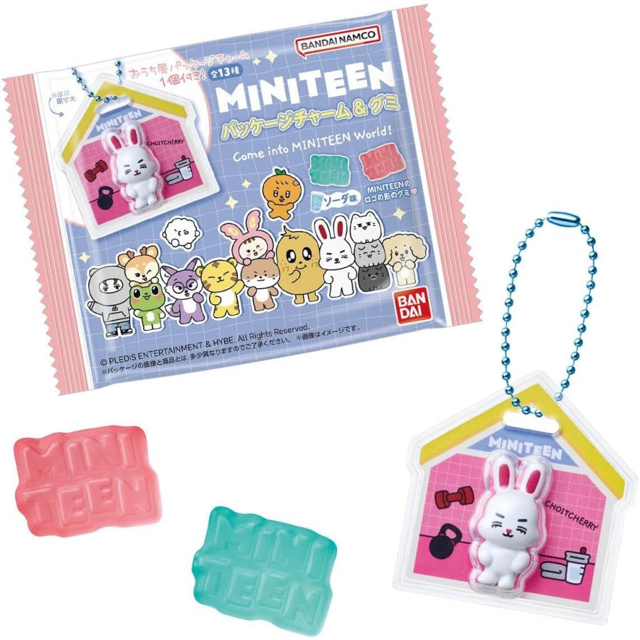 BANDAI（バンダイ） MINITEEN パッケージチャーム&グミ 12個入りBOX 食