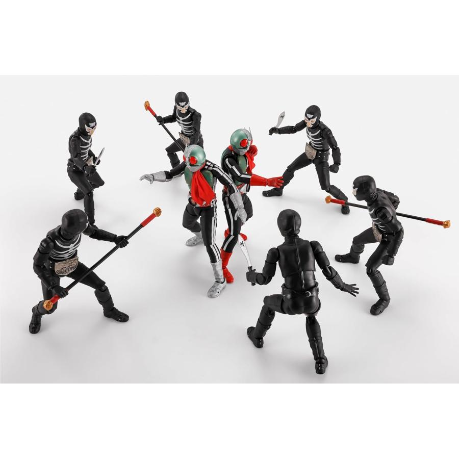 仮面ライダー　ソフビ　まとめ売り　昭和　怪人　ショッカー　約17cm S.H.フィギュアーツ 仮面ライダー ショッカー戦闘員 地獄の昭和怪人
