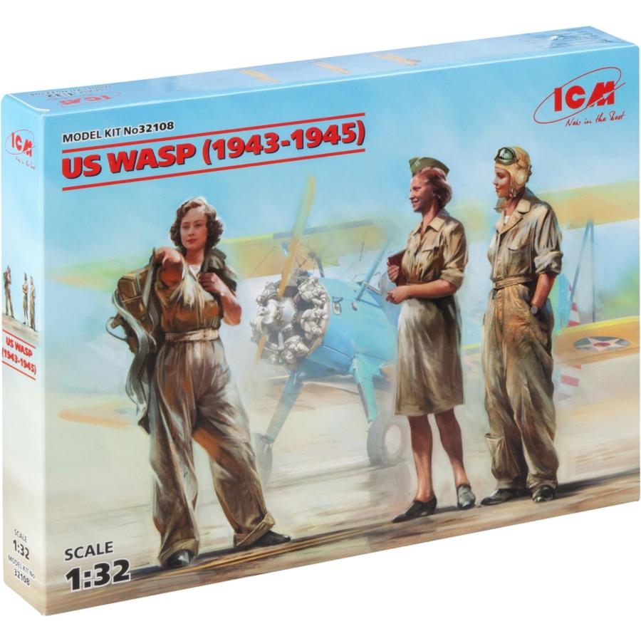 ICM 1/32スケール アメリカ 女性パイロット WASP 1943-1945年 