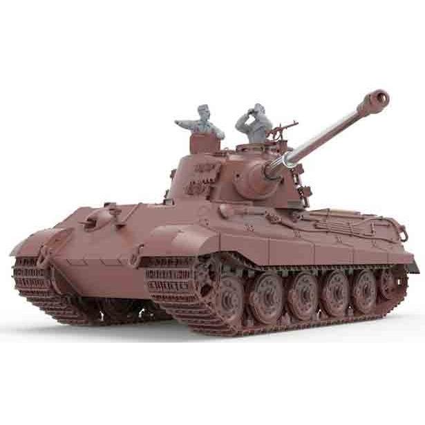 1/35スケールプラモデル ドイツ重戦車 キングタイガーヘンシェル砲塔
