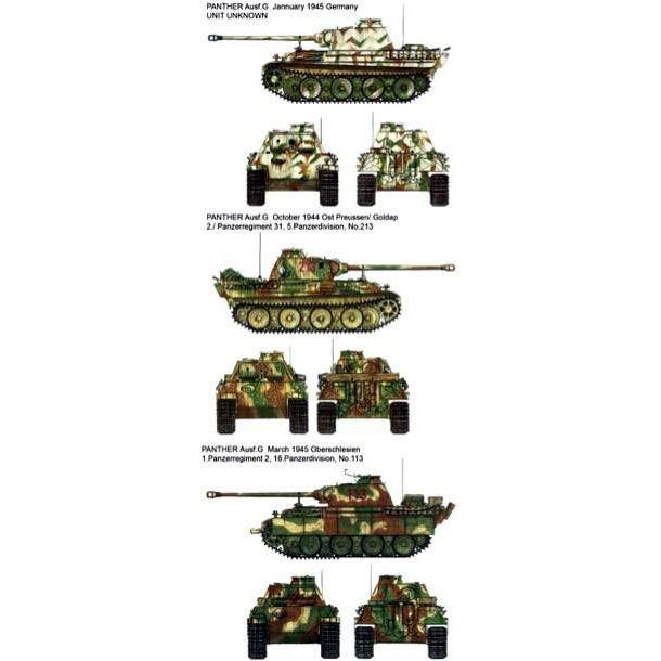 1/35スケールプラモデル ドイツ パンターG型 Sd.Kfz. 171 前期型/後期
