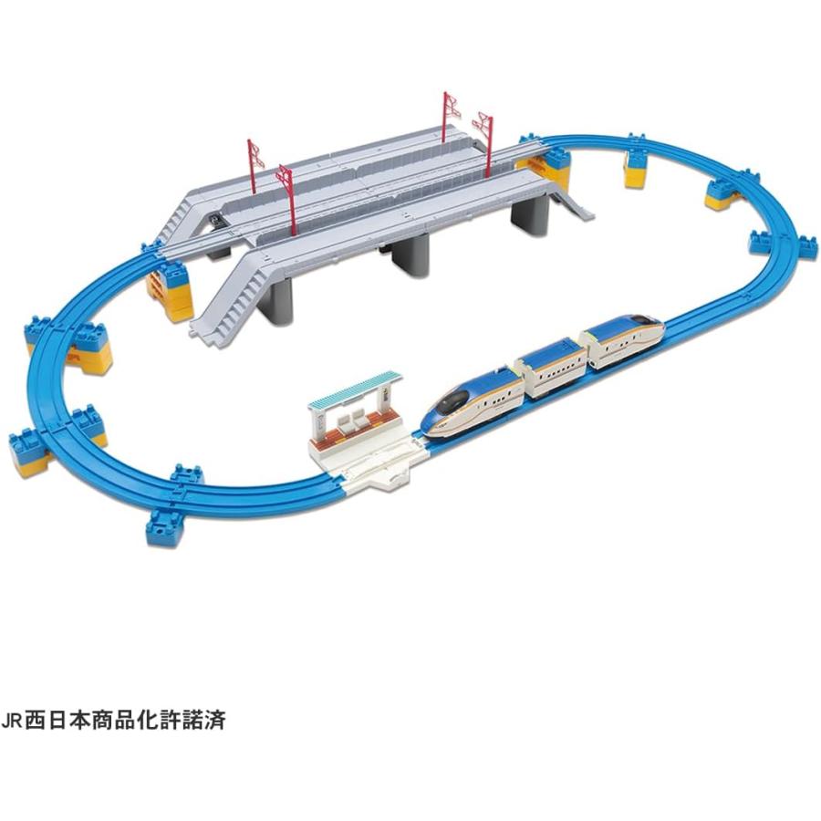 タカラトミー プラレール W7系北陸新幹線かがやき 鉄道道路併用