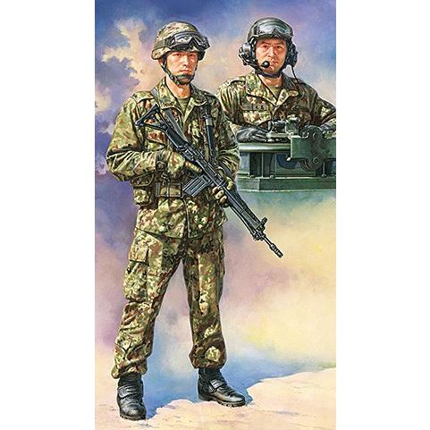 タミヤ（TAMIYA） 1/16スケールプラモデル 陸上自衛隊 戦車乗員セット