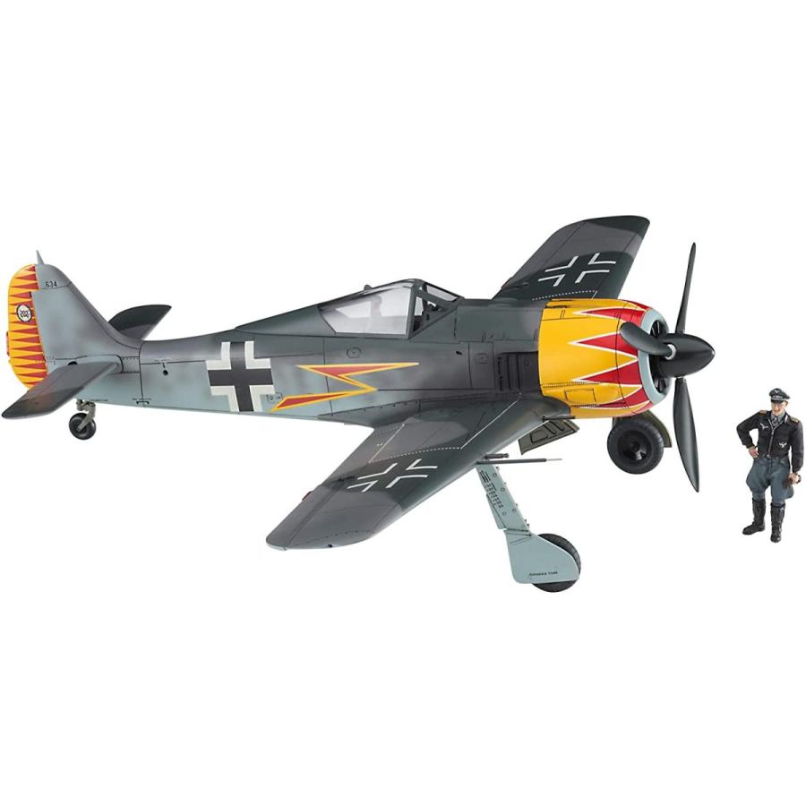 ハセガワ 1/48スケールプラモデル ドイツ空軍 フォッケウルフ Fw190A-4