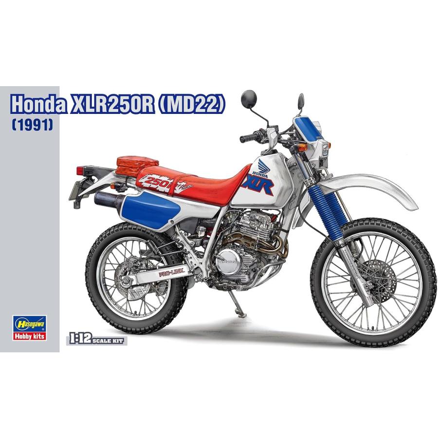 ハセガワ 1/12スケール ホンダ XLR250R (MD22) 1991 : キヤホビー