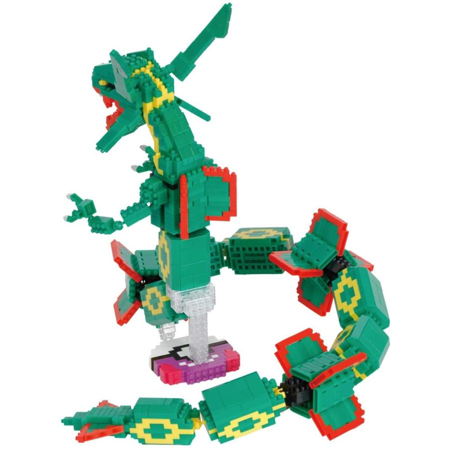 カワダ ナノブロック ポケットモンスター レックウザ エクストリームDX