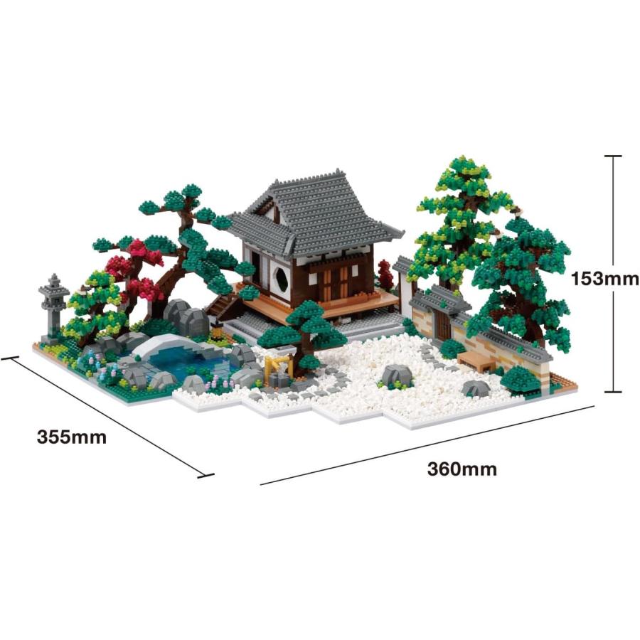 カワダ nanoblock(ナノブロック) NB-064 日本庭園 デラックス