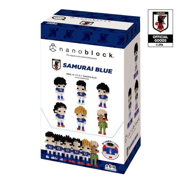 カワダ nanoblock ジンタイモケイ（超希少・限定モデル） カワダ ナノブロック ミニナノ NBMC_91 SAMURAI BLUE 6個入りBOX