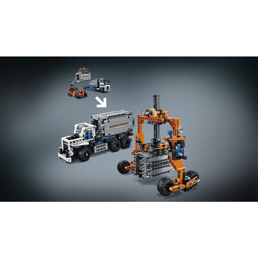 コンテナ倉庫 LEGO（レゴ） テクニック コンテナトラック & ローダー 42062